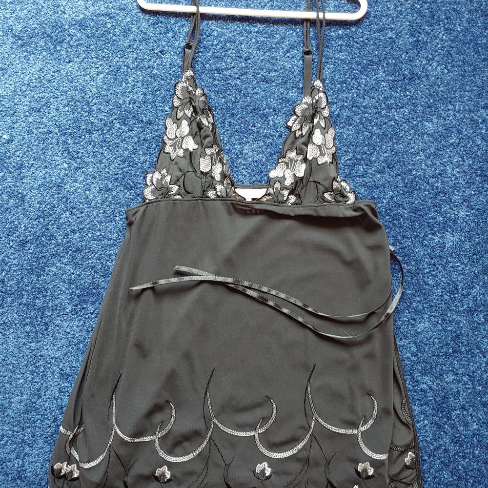 Victoria's Secret Vintage Black Baby Doll Size Small